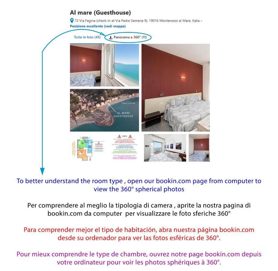 Al Mare Hotell Monterosso al Mare Exteriör bild